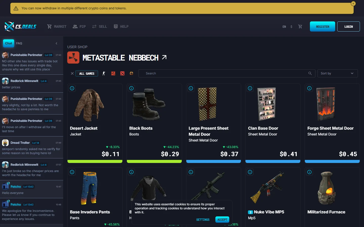 CS.Deals store screenshot