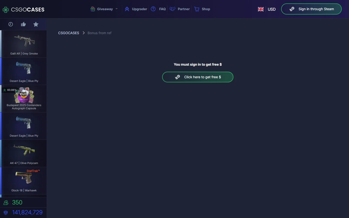 CSGOCases.com csgocases screenshot