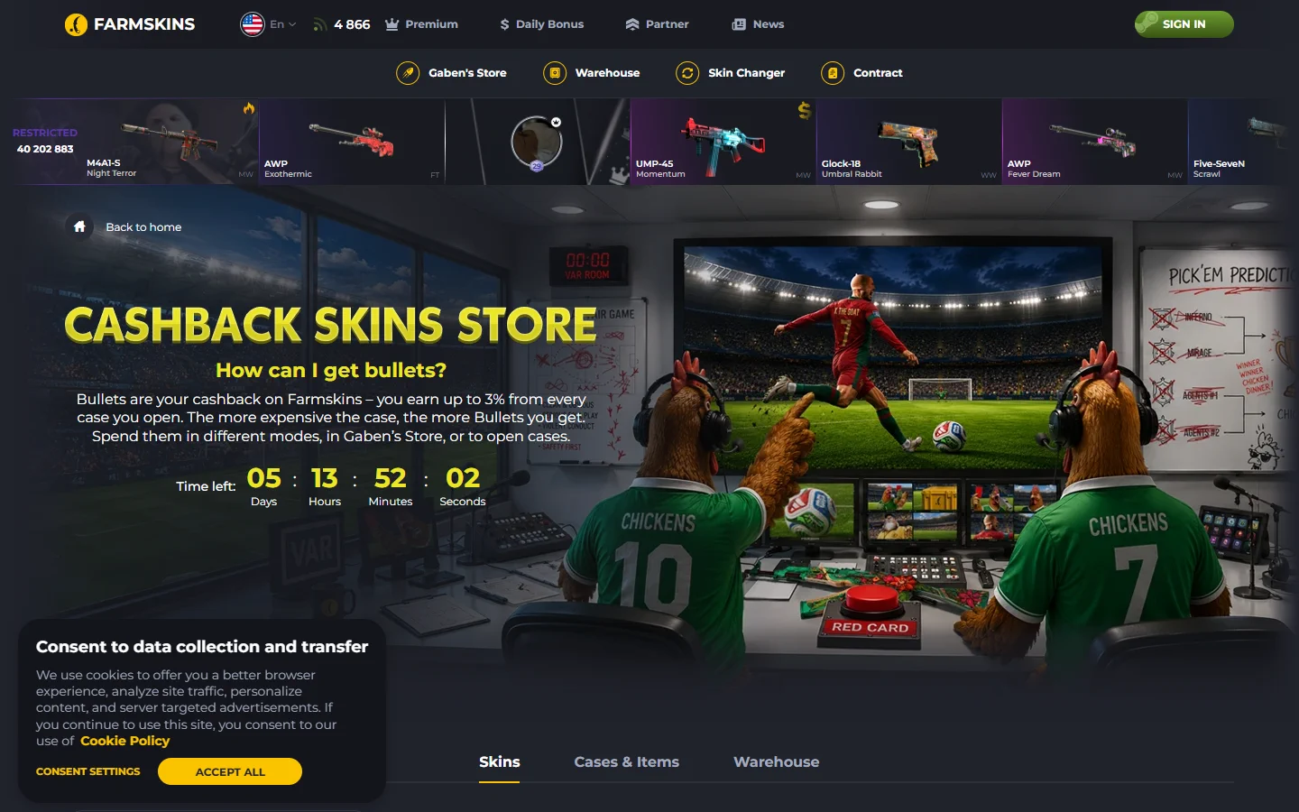 Farmskins gabenstore screenshot
