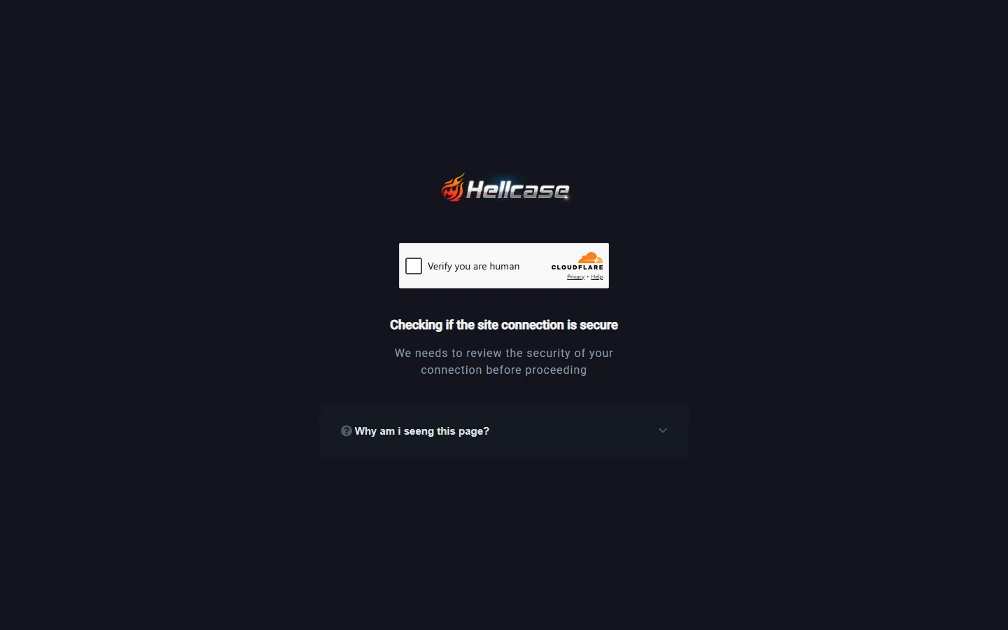 Hellcase casebattle screenshot